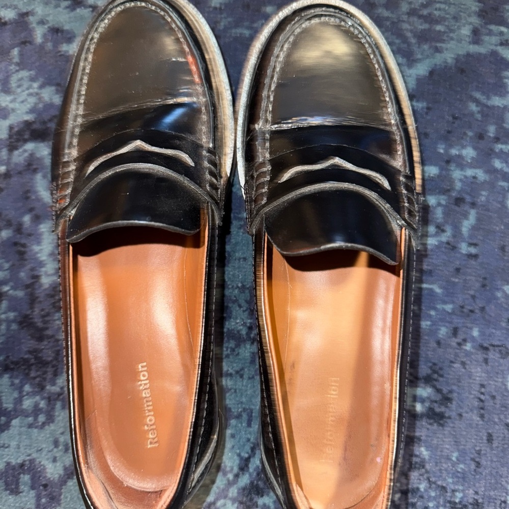 Reformation Classic Black Men's Slip-On Loafers